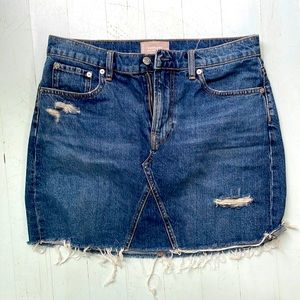 The Reconstructed Denim Skirt